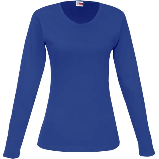 Ladies Long Sleeve Portland T-Shirt Royal Blue